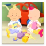 talking baby twins android application logo